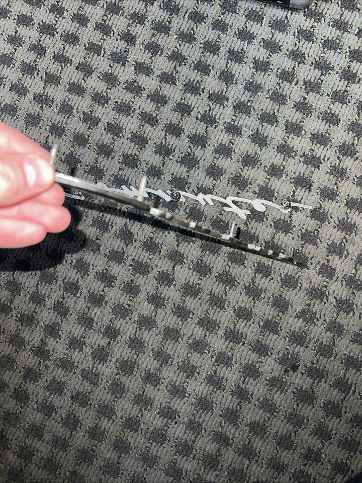 老式水星通信刺绣 X2 SCRIPT C2MB16098D 原始设备制造商 14 英寸 X 7/8 — 第 3/4 张图片