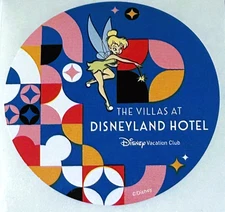 Disney DVC Villas at Disneyland Tinker Bell Stickers Scrapbook Vacation Club NEW