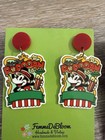 FemmeDeBloom Set Of 2 Mickey Mouse Main Street Popcorn Mocha Latte Earrings — photo 2