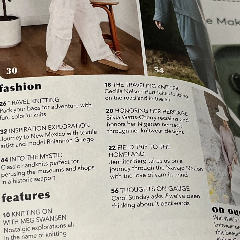 Vogue Knitting Magazine -- Spring / Summer 2022 Inspiration Exploration - Image 4 of 4