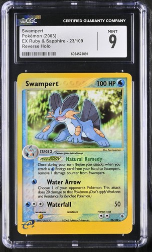 Swampert graded CGC 9 for sale on eBay