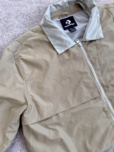 Converse x A Cold Wall ACW Tan & Cream Panel Jacket - Size UK Small - Picture 6 of 11