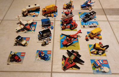 Lego Legoland, City, großes Konvolut mit Anleitungen, weitgehend vollständig