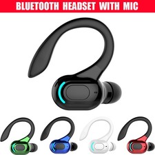 Single Bluetooth Headset Earbuds Hands Free Wireless Headphone for Right Ear