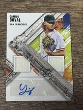2022 Diamond Kings Camilo Doval DK Materials Signatures RC Auto Yankees Giants