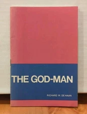 The God-Man by Richard De Haan (1970, Pamphlet) GOOD+