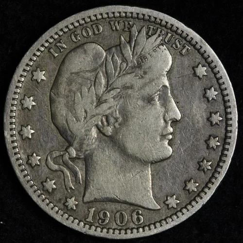 1906-O Barber Quarter — photo from another recent sale