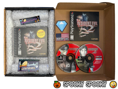 Resident Evil 2 PS1 - NTSC-U/C USA sehr guter Zustand CIB mit Reg - Natural Disc's - Tracked