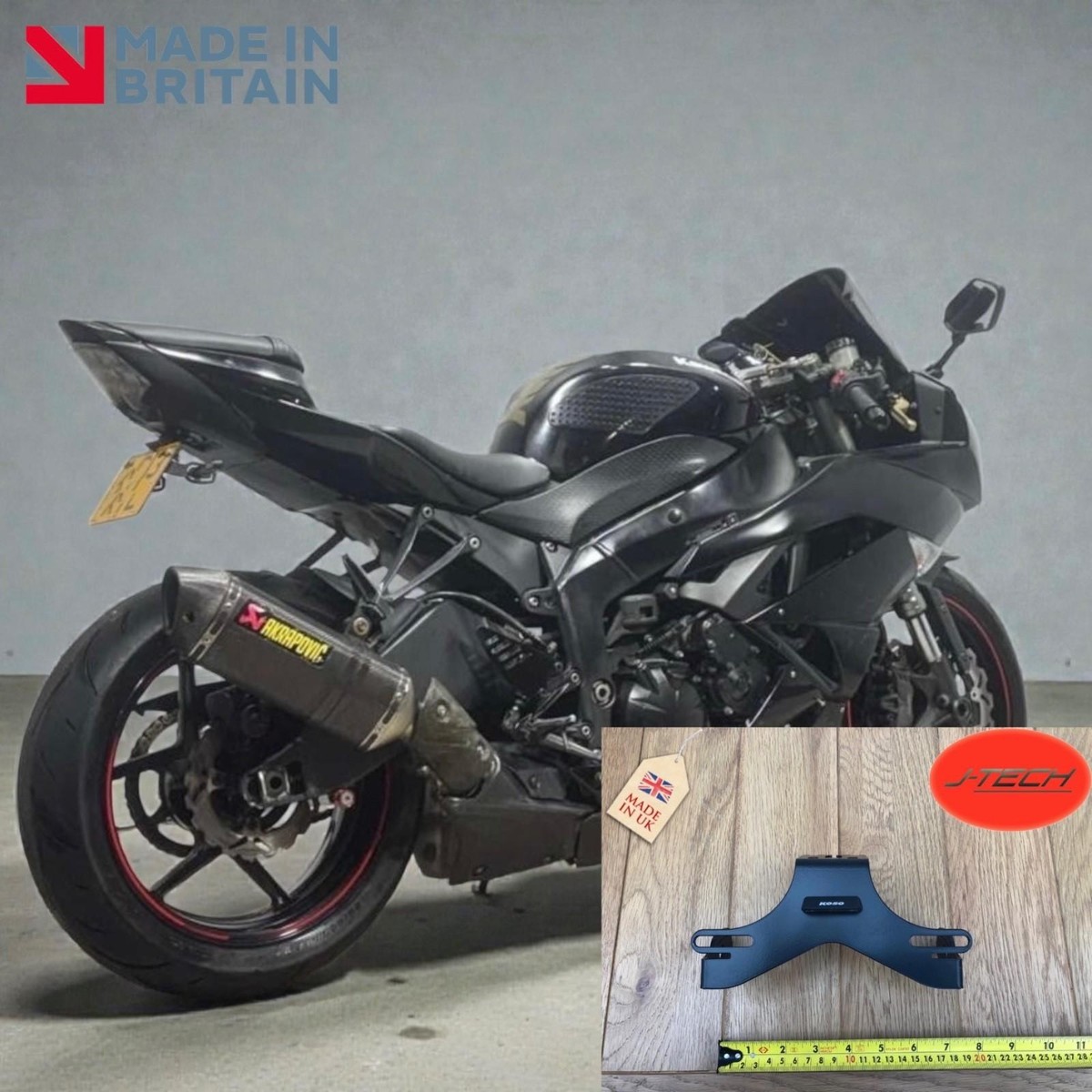 mai 07 08 Kawasaki Ninja ZX6R ZX600 Left Side Mid Fairing Cover Panel