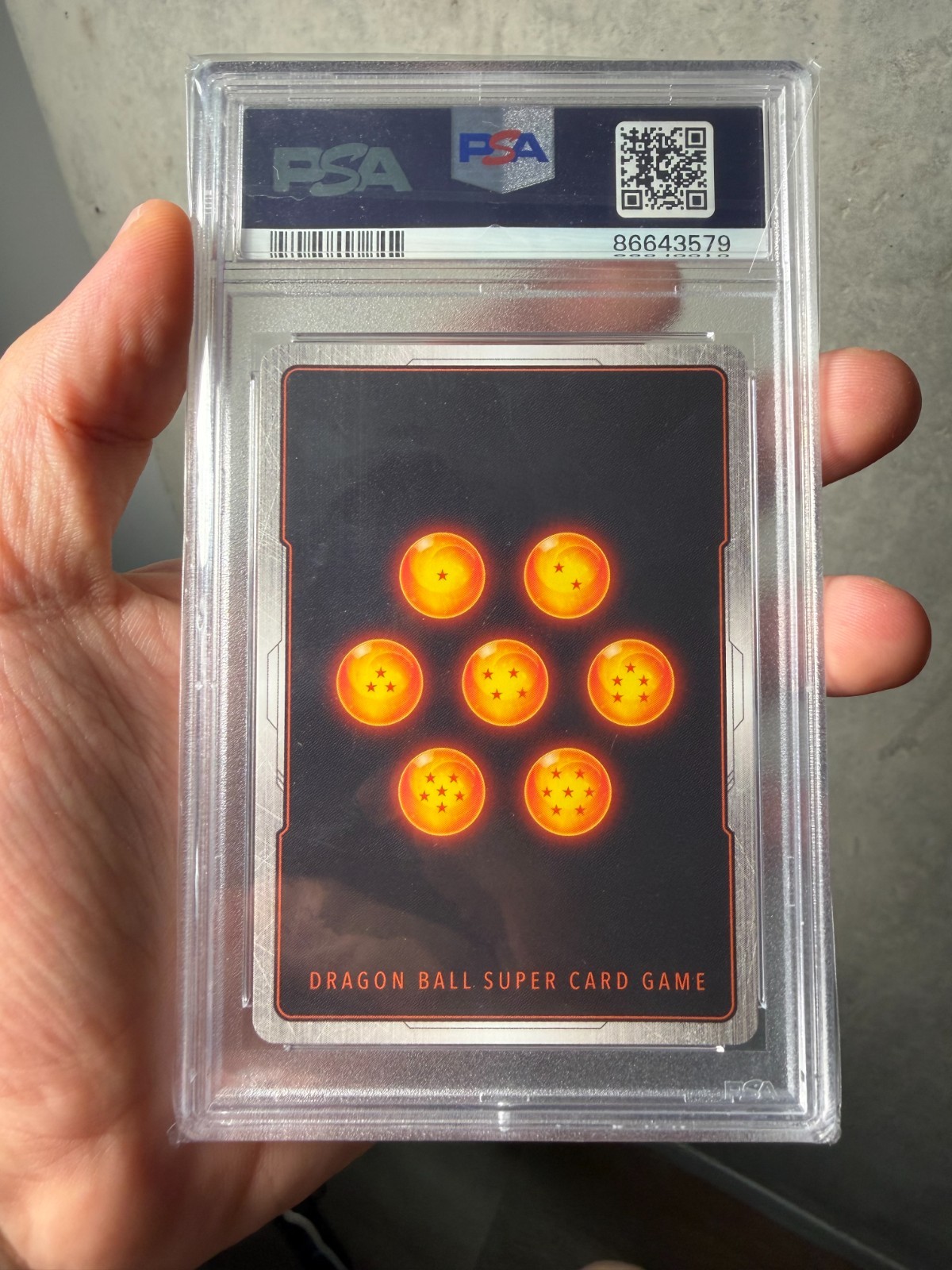 2023 Dragon Ball Super Critical Blow Bursting Rage SCR #BT22-138 PSA 10 GEM MINT view 2