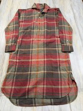 Polo Ralph Lauren Plaid Flannel Dress Womens Size 4 NWOT Red