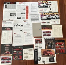 Ford Svt Mustang Cobra And Saleen Literature Lot Ford Svt Mustang Cobra And Saleen Literature Lot