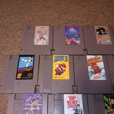 LOT OF 16 NES NINTENDO GAMES = SUPER MARIO BROS. 1 2 3 DONKEY KONG 3 METROID