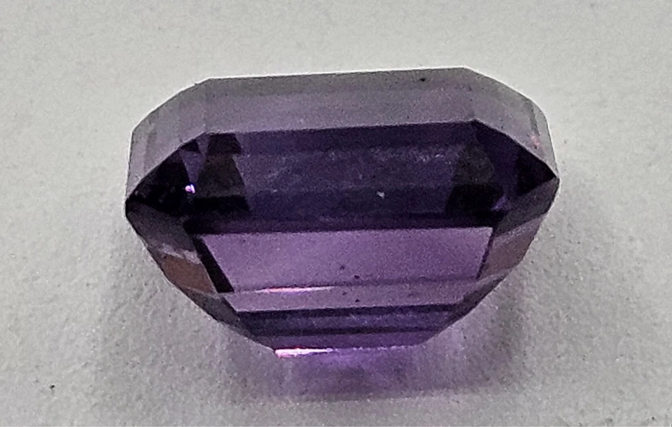 6.5CT Cushion Eye-popping Natural Vivid Purple Amethyst Gem nice deep Purple - Image 4 of 4