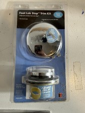 KEENEY K826-66PC Foot Lok Bathtub Trim Drain Kit Polished Chrome Plumbing Parts