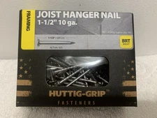 Huttig Grip 10 gauge Joist Hanger Nail 1-1/2in HGN11210JH1 Bright 1 lb 165 Nails