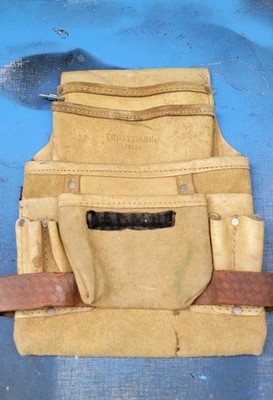 Vintage Sears Craftsman 37524 Professional Tool Pouch Heavy Top Grain Cowhide