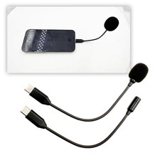 USB C Microphone for Smartphone Omnidirectional Condenser Microphone for Video