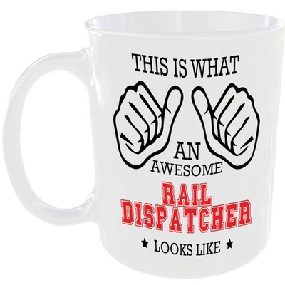 WAS FÜR EIN TOLLER BAHNDISPONENT AUSSIEHT WIE TASSE IDEALES GESCHENK TASSE FÜR ARBEIT JOB KARRIERE
