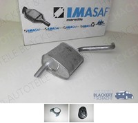 Imasaf ESD Auspuff Endtopf für Ford Mondeo III Kombi 1.8 16V, EndschalldäMpfer