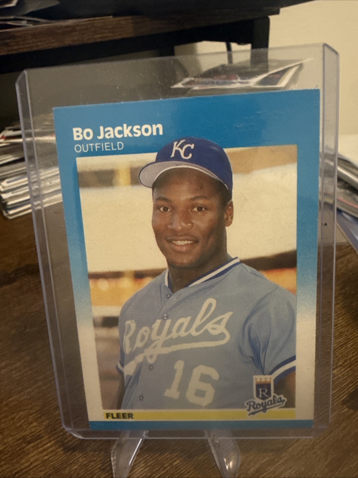 1987 Fleer - Bo Jackson #369 (RC) Glossy Rare Rookie Near Mint Condition Card