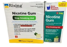 Nicotine Polacrilex Gum~4MG Mint~*150 Pieces~Exp~2/28~$22.99~Free Ship