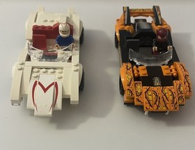 LEGO SPEED RACER 8158: Speed Racer And Snake Oiler. RETIRED. RARE.