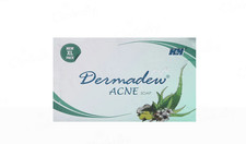 Dermadew Acne Soap 75gms 2.6oz for improving skin texture and tone Pack of 3 