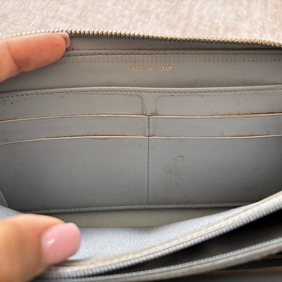 Authentic CHANEL multicolor python skin zip aroun… - image 11