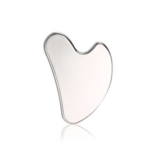Stainless Steel Gua Sha Facial Tool Face Massager Scraping Tool for Neck Jawline