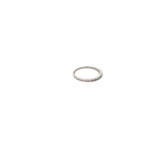 14kt White Gold .15ct tw Diamond Band - Picture 3 of 5