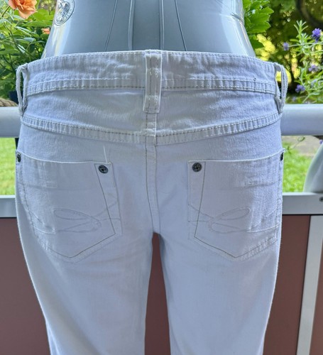 Weiße Jeans - leichter Bootcut #hüftjeans - Gr. 29/32 von edc by Esprit - Bild 5 von 8