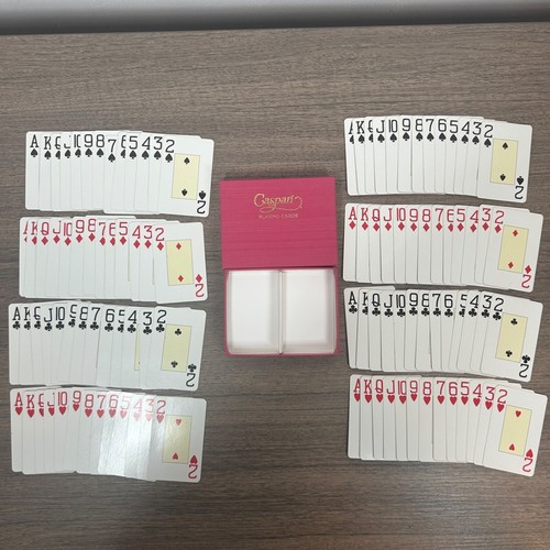 Caspari Flowers on Silk Playing Cards Double Deck No Jokers w/ Box - Picture 2 of 10