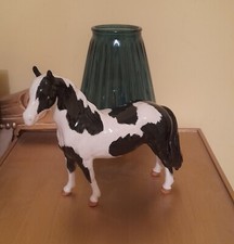 Vintage 1960s Beswick Black & White Piebald Pinto Pony-Romany Horse