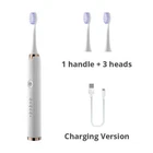 Smart Ultrasonic Electric Toothbrush Automatic USB Fast Rechargeable Waterproof