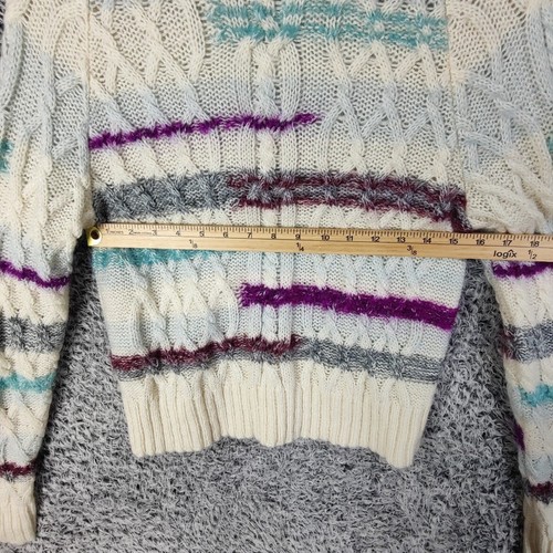Tanya Taylor Revolve Lora Mohair Striped Cable Knit Sweater Women XS As Seen On - Picture 4 of 7