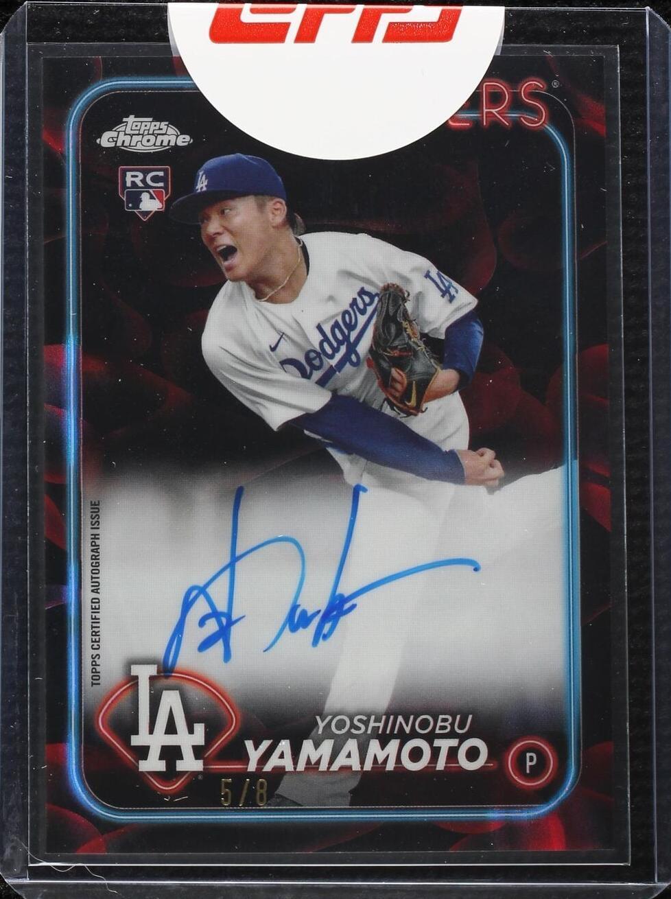 2024 Topps Chrome Update Series - Yoshinobu Yamamoto #RA-YY for