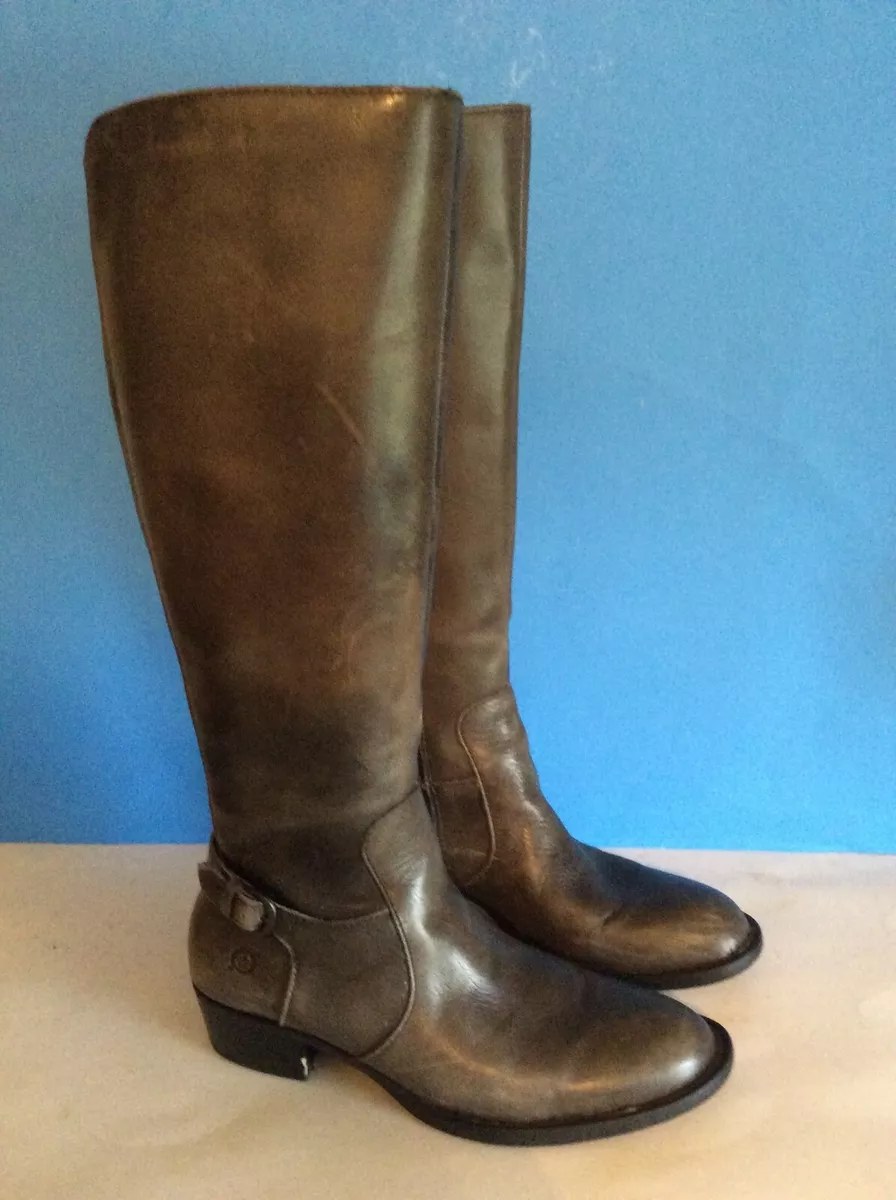 born tall leather boots