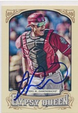 Miguel Montero Arizona Diamondbacks Autographed 2014 Topps Gypsy Queen #236