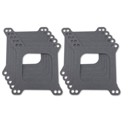 #ad 10 Pack Holley Edelbrock QFT Carb Base Flange Gasket Open Carburetor 4BBL 4150 $11.15