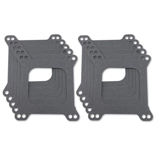 10 Pack Holley Edelbrock QFT Carb Base Flange Gasket Open Carburetor 4BBL 4150