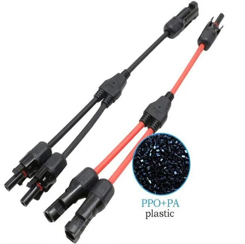 1 Paar Solarpanel 1Y2 10AWG Y Stecker Fotov 6 Mm² Solarkabel Y-Verteiler,
