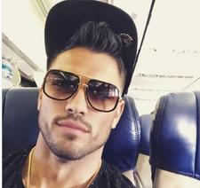 PILOT "ONE" Men Insta Famous Sunglasses Flat Top GAFAS SHADZ Fits All match