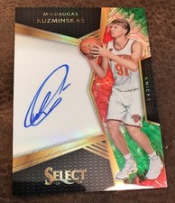 MINDAUGAS KUZMINSKAS 2016-17 Select Rookie RC Auto TIE DYE 18/25 SSP