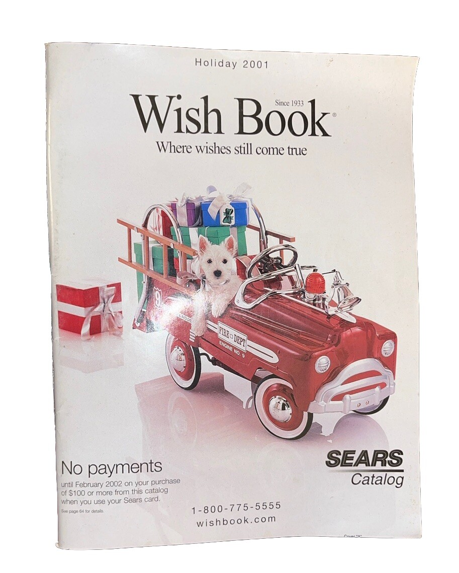 SEARS CATALOG WISH BOOK HOLIDAY 2001 VERY GOOD CONDITION eBay