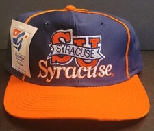 Vintage 1990s Syracuse Orange Basketball The Game Snapback Cap Hat - NWT NOS