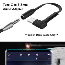 USB-C Type C Adapter Port to 3.5MM Aux Audio Jack Earphone Headphone Cable Cord