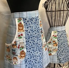 Sweet Mother Daughter matching Half Apron Set