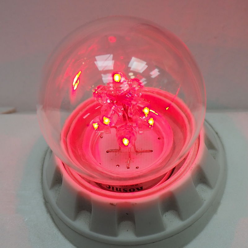 10x KOSNIC LED 1W ES Startree RED LED Golfball E27