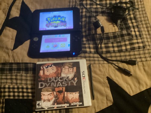 Nintendo 3DS XL Handheld System Black, Pokémon Game, Duck Dynasty